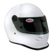 Mini White Open Wheel Helmet in white, front view