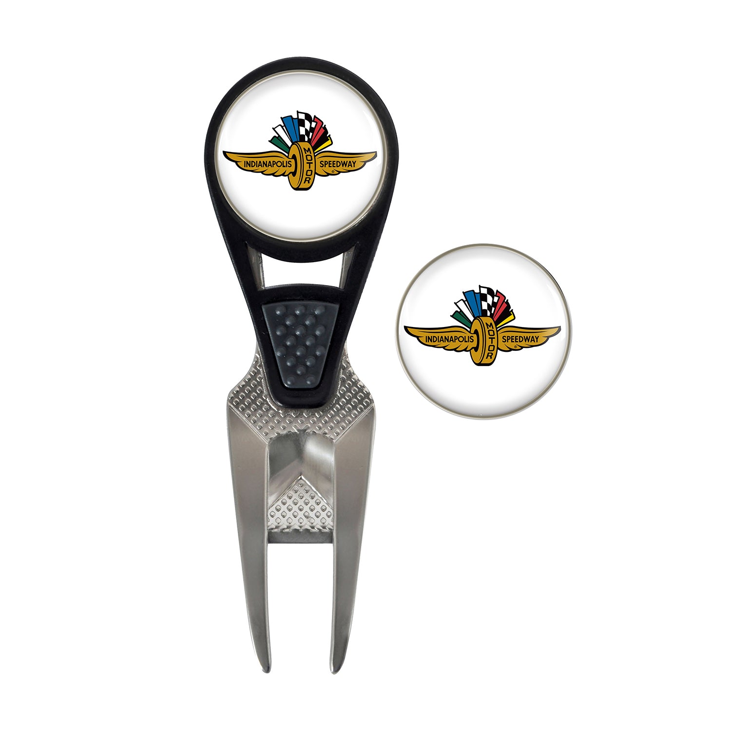 Wing Wheel Flag CVX Golf Repair Tool with Ball Marker  Metal