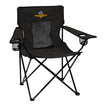 Wing Wheel Flag Elite Tailgate Camping Chair in black, front view