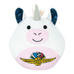 Wing Wheel Flag Squisherz Unicorn/Cat, one side with white and pink unicorn