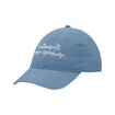 Wing Wheel Flag Youth Girls Unstructured Hat in blue, front view