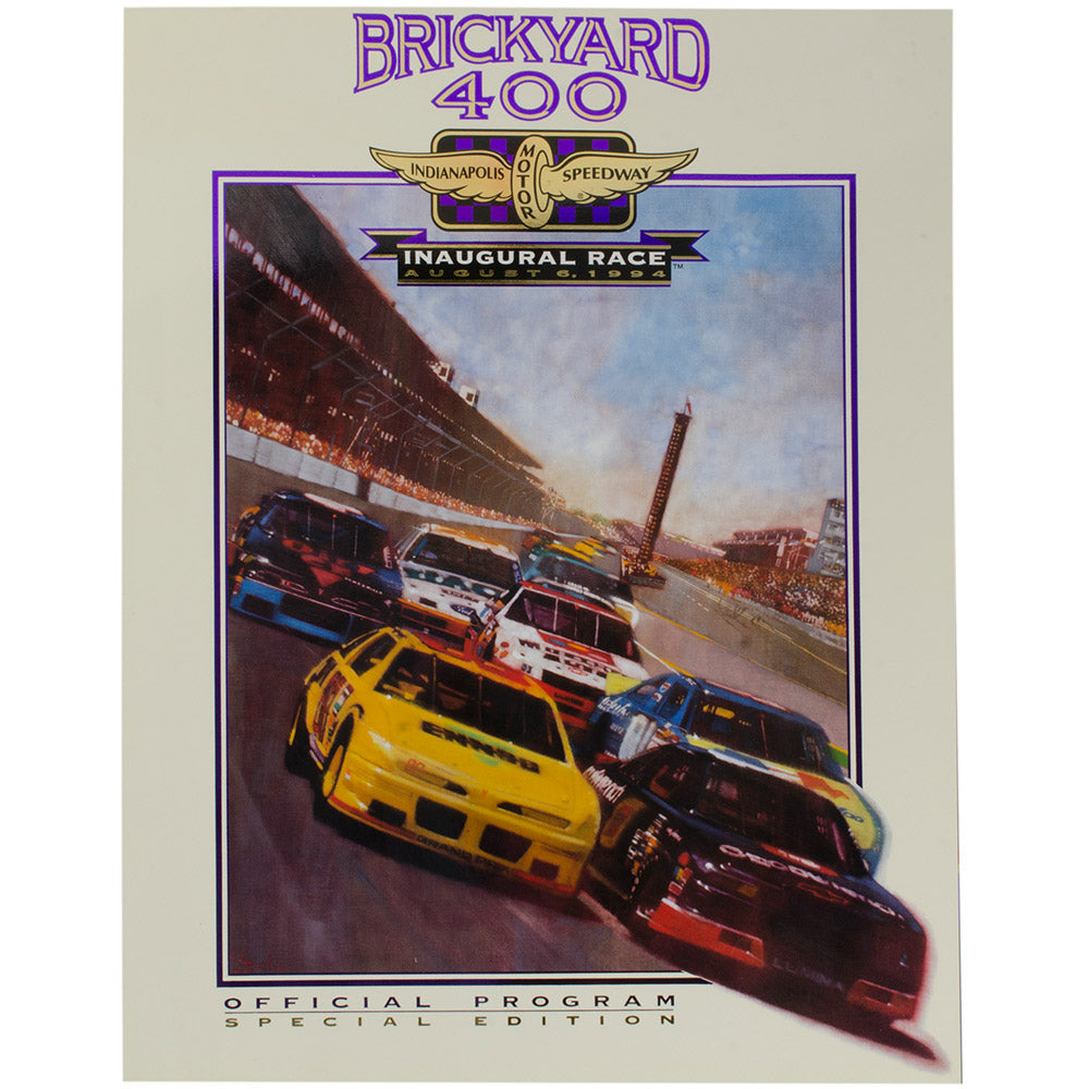 1994 Inaugural Brickyard 400 Program (re-print)