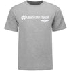 #BackOnTrack T-Shirt in Gray - Front View