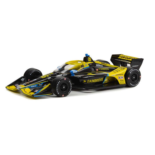 2022 Colton Herta 1:18 Die-Cast in Black and Yellow - Front View