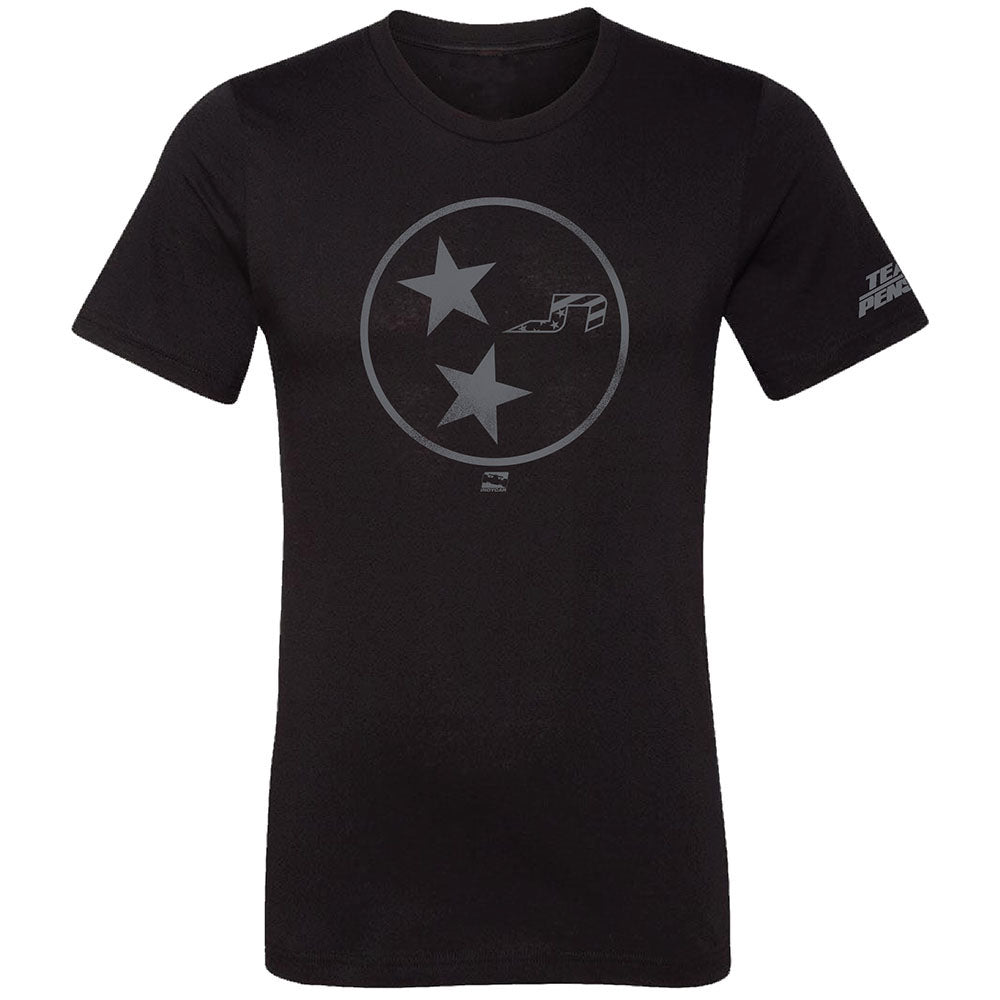 Products Newgarden Stars T-shirt in Black- Front View