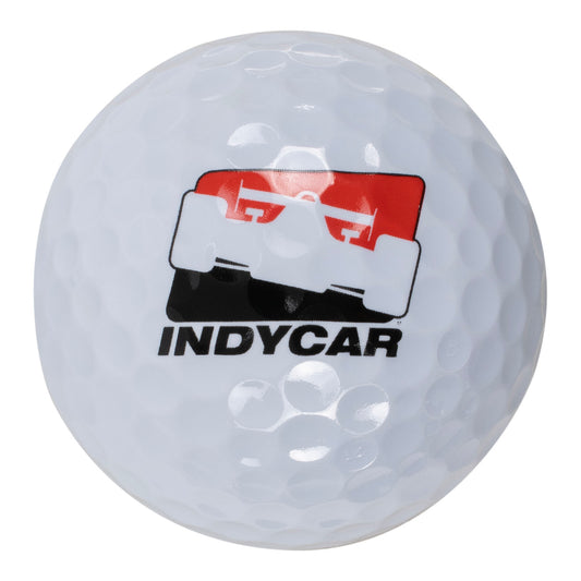 IndyCar Golf Ball in white, front view