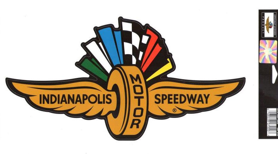 Wing Wheel Flag Large Decal - Front View